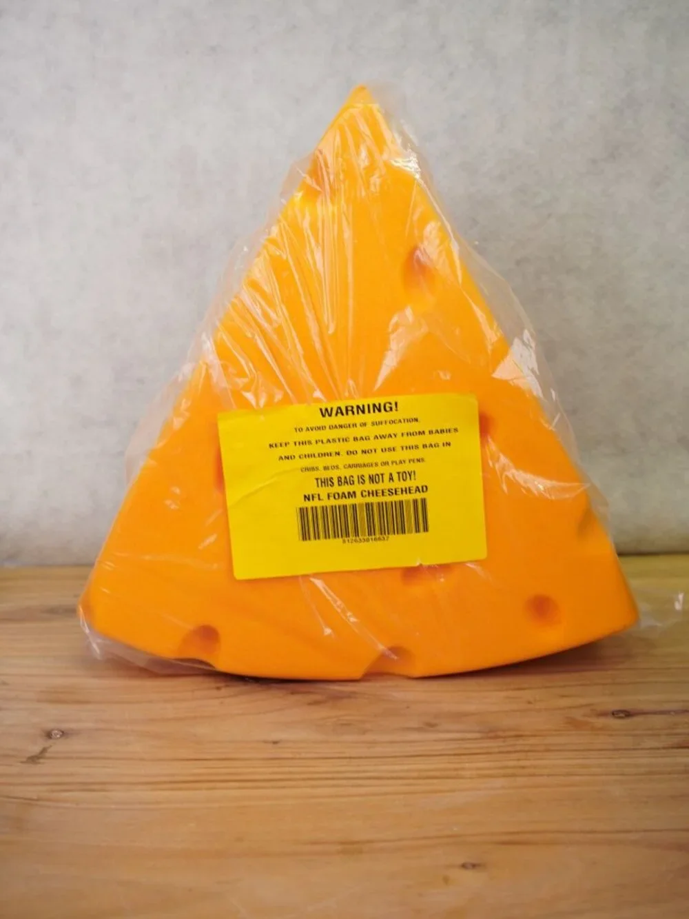 Foamation Inc The Original Cheesehead NFL Green Bay Packers Football Brand New